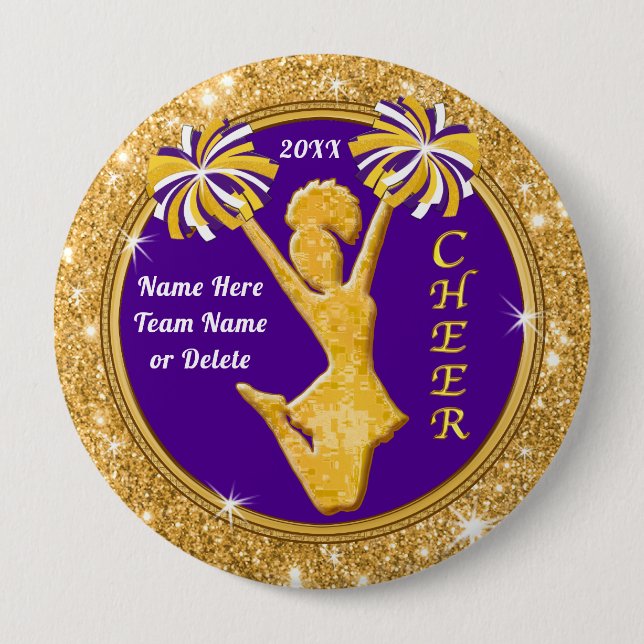 Macaron Rond 10 Cm Faveurs Personnalisées De Soirée, Épingles De Pom- (Devant)