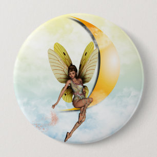 Macaron Rond 10 Cm Fée de lune