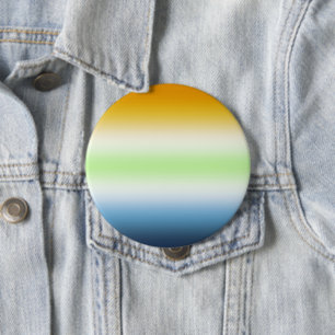 Macaron Rond 10 Cm Fierté Agender AroAce à dégradé