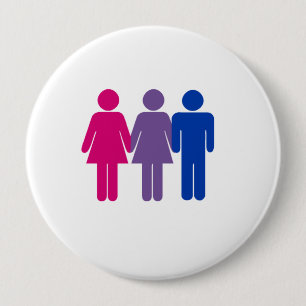 Macaron Rond 10 Cm Fille bisexuelle
