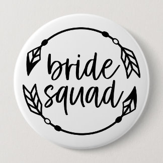 Macaron Rond 10 Cm Flèches Bachelorette de l'équipe de mariée mignonn