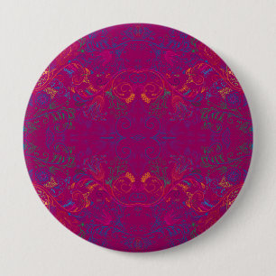 Macaron Rond 10 Cm Floradore - fuchsia