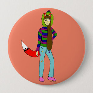 Macaron Rond 10 Cm foxgirl