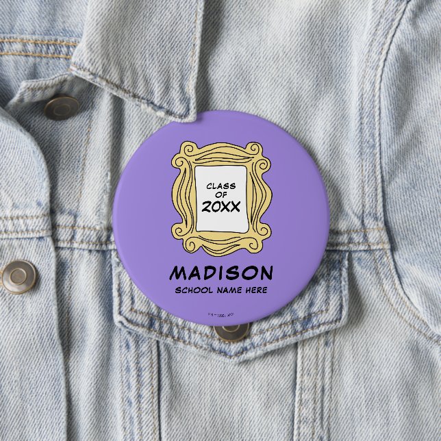 Macaron Rond 10 Cm FRIENDS™ Celui avec la graduation (En situation)
