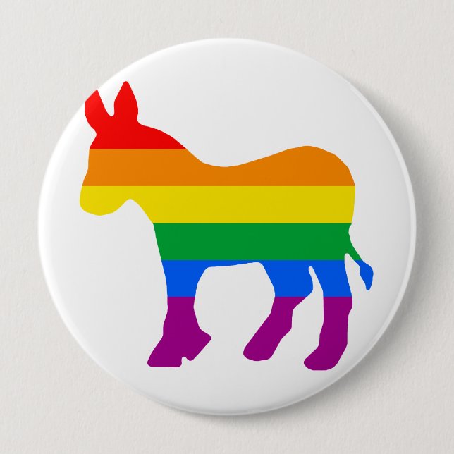 Macaron Rond 10 Cm GAY DEMOCRAT.png (Devant)