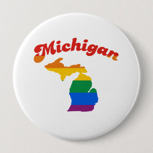 MACARON ROND 10 CM GAY PRIDE MICHIGAN