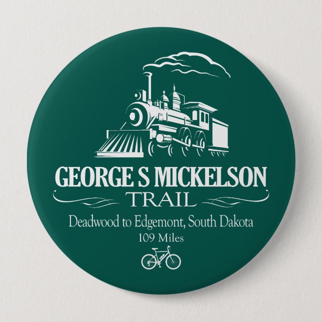 Macaron Rond 10 Cm George S Mickelson Trail (RT) (Devant)