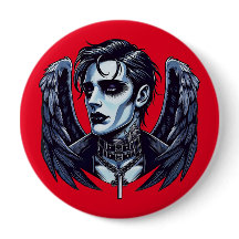 Goth Man Angel Dark Imaginaire art