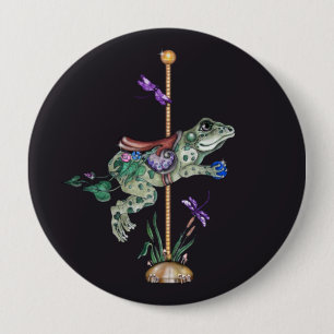 Macaron Rond 10 Cm Grenouille carrousel