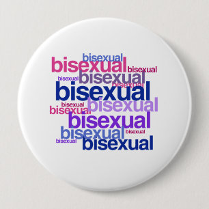 MACARON ROND 10 CM GROUPE BISEXUEL DE FIERTÉ - .PNG