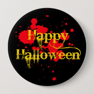 Macaron Rond 10 Cm Halloween heureux