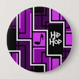 Macaron Rond 10 Cm Hip hop, énorme