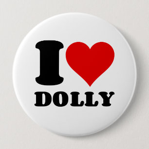 MACARON ROND 10 CM I LOVE DOLLY
