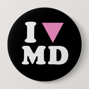 Macaron Rond 10 Cm I LOVE GAY MD - WHITE -.png