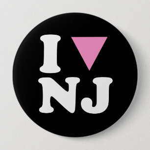 Macaron Rond 10 Cm I LOVE GAY NJ - WHITE -.png