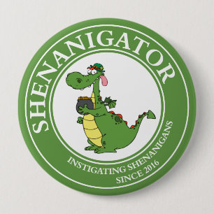Macaron Rond 10 Cm Instigateur des shenanigans depuis le bouton circu