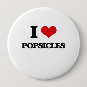 Macaron Rond 10 Cm J'aime des Popsicles