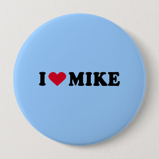 MACARON ROND 10 CM J'AIME MIKE