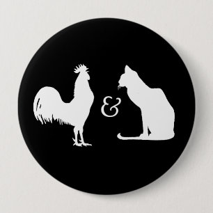 Macaron Rond 10 Cm J'aime tous les deux -