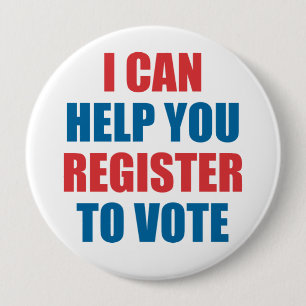 MACARON ROND 10 CM JE PEUX VOUS AIDER À VOTER