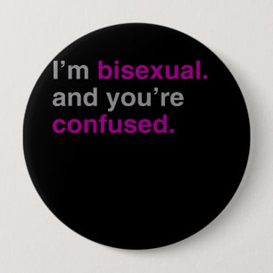 Macaron Rond 10 Cm Je suis bisexuel et vous êtes confus