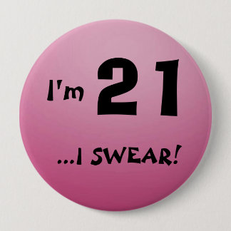 Macaron Rond 10 Cm Je suis le bouton 21