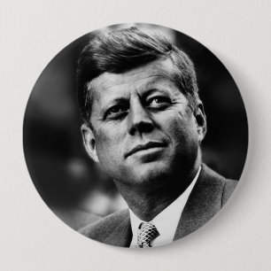 Macaron Rond 10 Cm John F Kennedy President