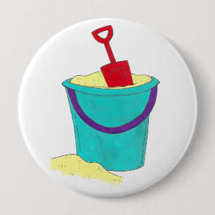 Macaron Rond 10 Cm Jouets de sable d'été Boucle de chaussures Pail Be