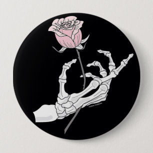 Macaron Rond 10 Cm Jusqu'à ce que la mort nous sépare