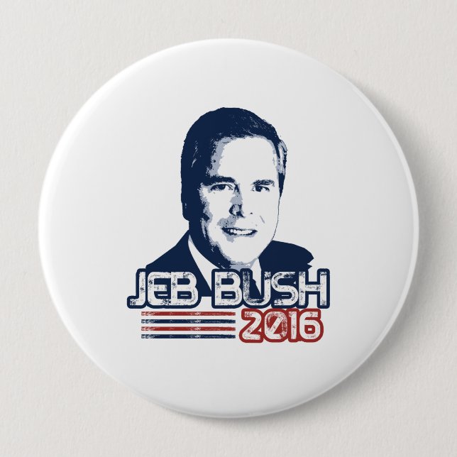 Macaron Rond 10 Cm La science-fiction 2016 de Jeb Bush (Devant)