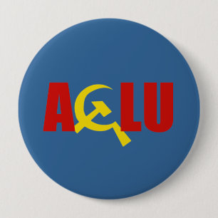 Macaron Rond 10 Cm L'ACLU est communiste