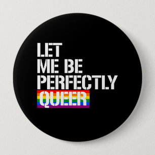 Macaron Rond 10 Cm - Laissez-moi être parfaitement étrange - -