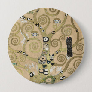 Macaron Rond 10 Cm L'Arbre de Vie, peinture à l'huile de Gustav Klimt