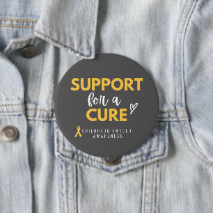 Macaron Rond 10 Cm le cancer de l'enfance. le soutien pour un traitem