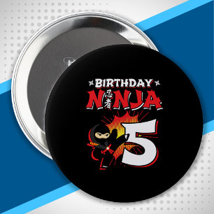 Macaron Rond 10 Cm Le poison de Ninja Birthday