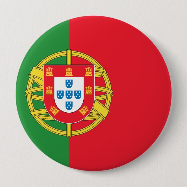 Macaron Rond 10 Cm Le Portugal (Devant)