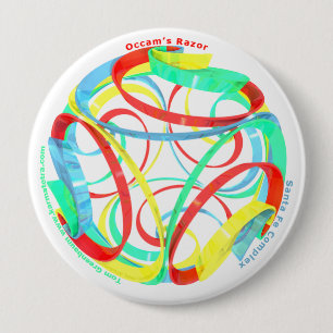 Macaron Rond 10 Cm Le rasoir d'Occam de Spheri-Spirale