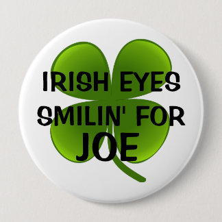 MACARON ROND 10 CM L'IRLANDAIS OBSERVE SMILIN POUR JOE