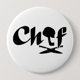 Macaron Rond 10 Cm Logo du chef