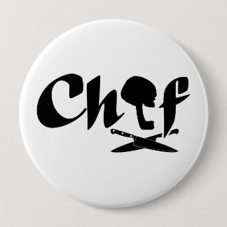 Macaron Rond 10 Cm Logo du chef