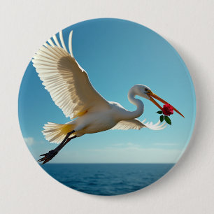 Macaron Rond 10 Cm L'oiseau voyageur