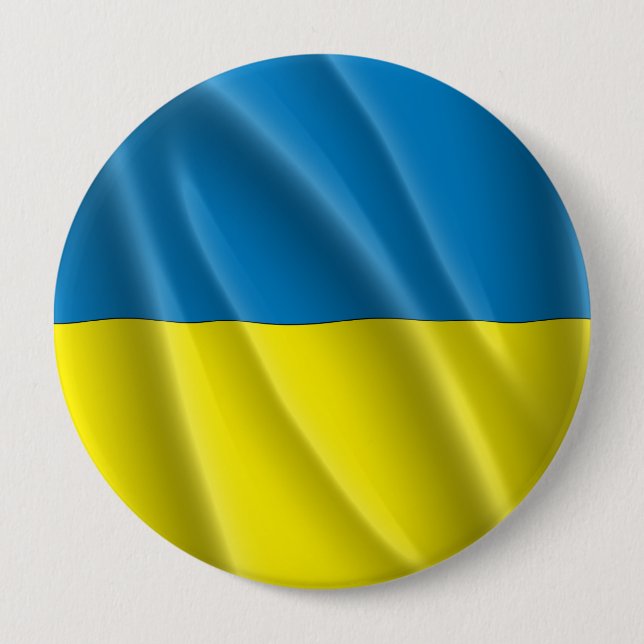 MACARON ROND 10 CM L'UKRAINE (Devant)