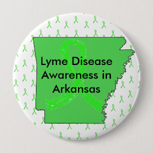 Macaron Rond 10 Cm Lyme Disease in Arkansas Button