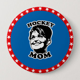 Macaron Rond 10 Cm Maman d'hockey