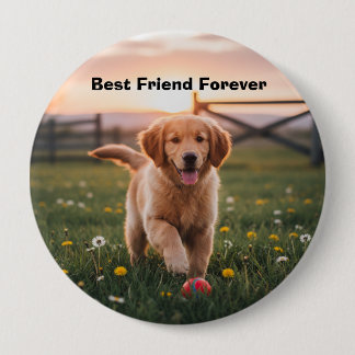 Macaron Rond 10 Cm Man’s Best Friend Pin