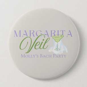 Macaron Rond 10 Cm Margarita Veil - Fun Bachelorette Party