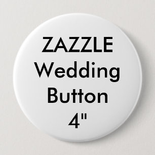 Macaron Rond 10 Cm Mariage Personnalisé Grand Bouton Arrondi De 4"