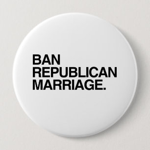 MACARON ROND 10 CM MARIAGE RÉPUBLICAIN D'INTERDICTION - .PNG