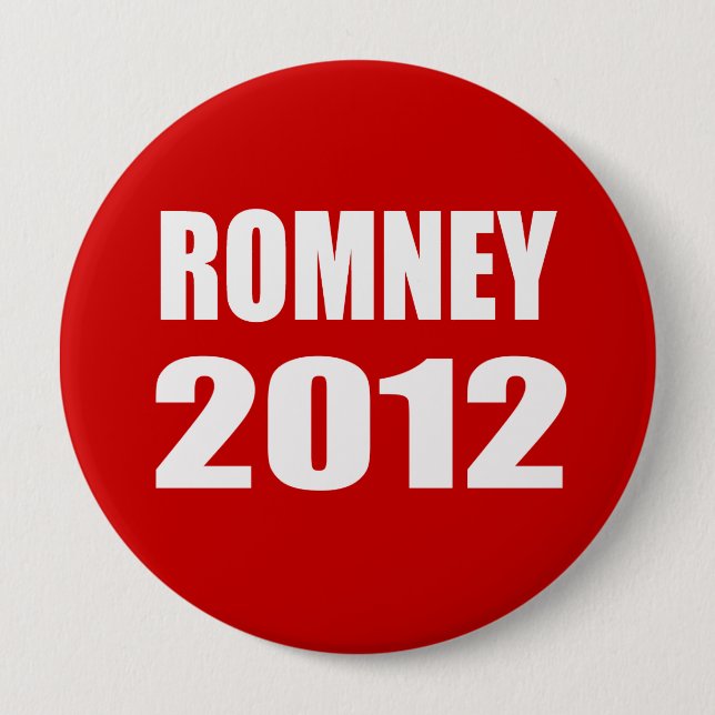 MACARON ROND 10 CM MITT ROMNEY 2012 (Devant)