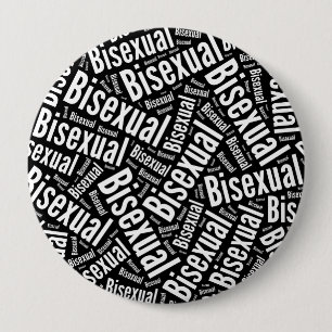Macaron Rond 10 Cm MOT BISEXUAL MOTIF BLANC -.png